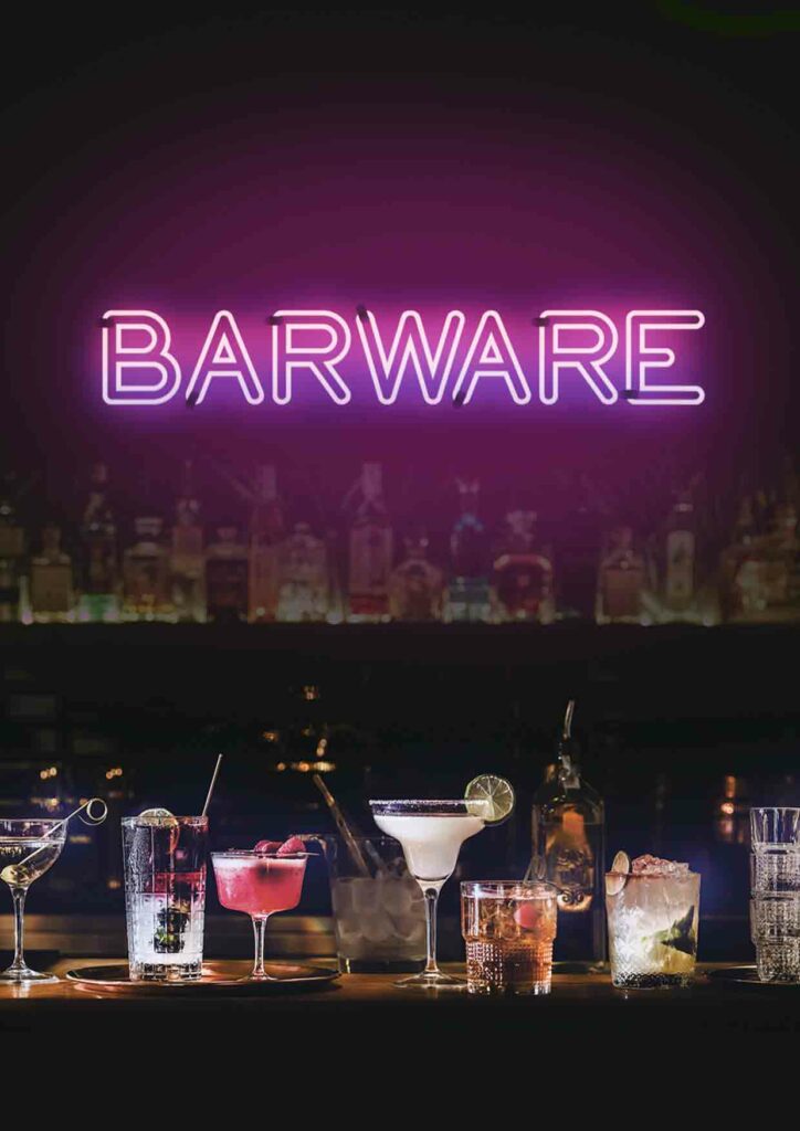 Barware, Cocktailgläser, bedruckte Barware, Barware bedrucken